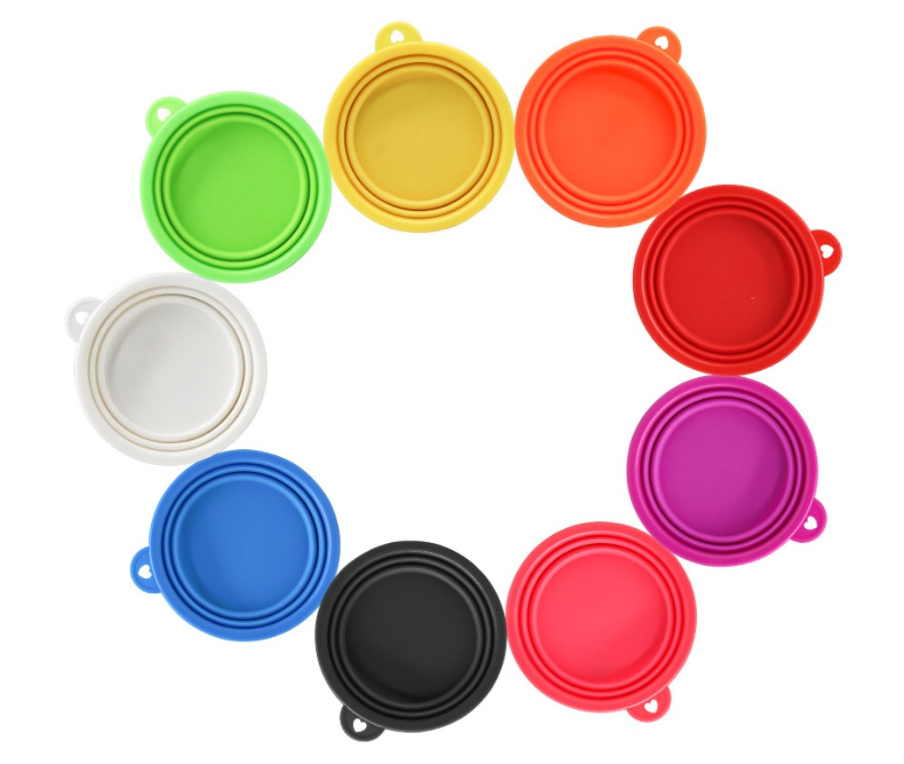 Portable Eco-Friendly Silicone Pet Bowl for Cats & Dogs