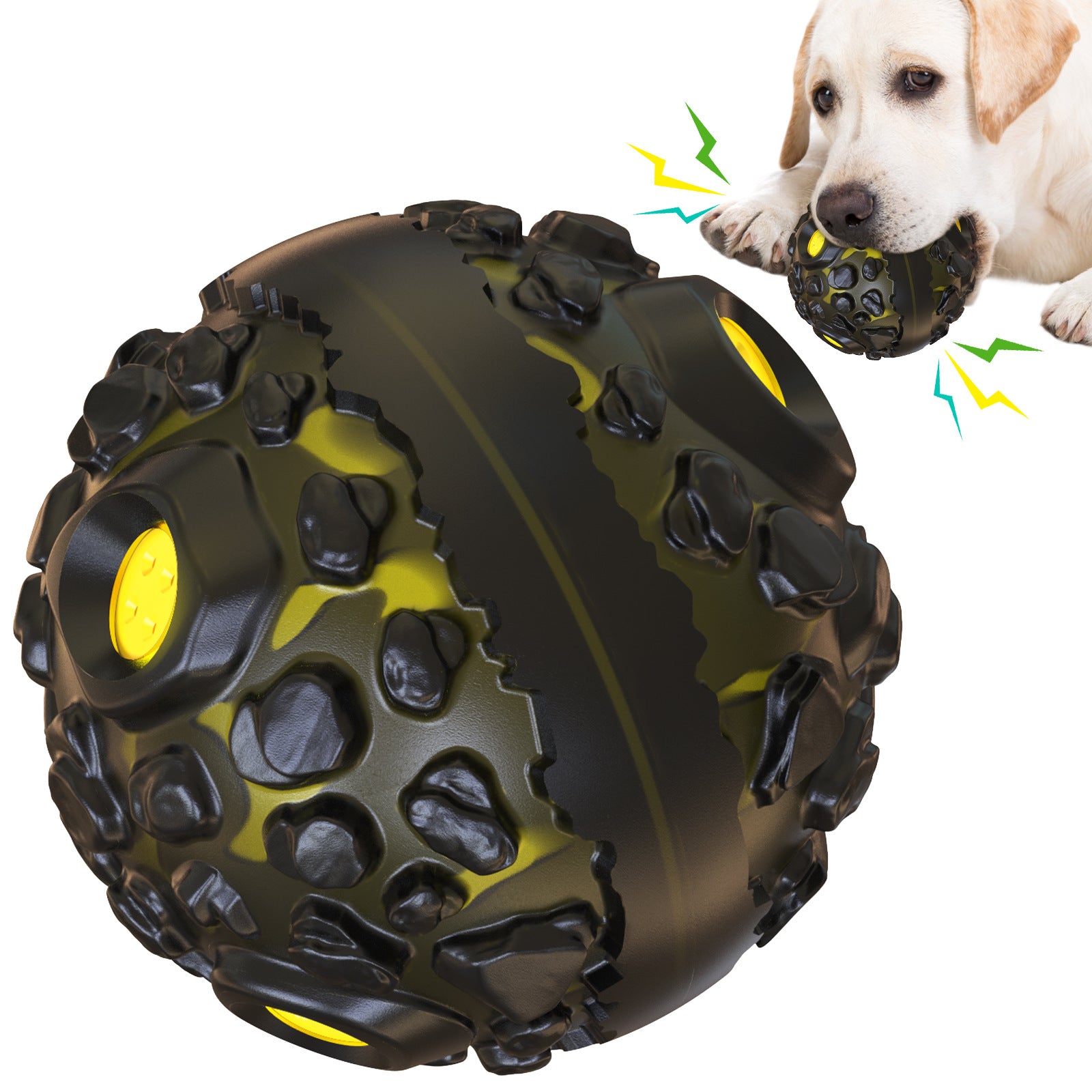 Meteorite Sound Teether Ball Dog Toy for Pets