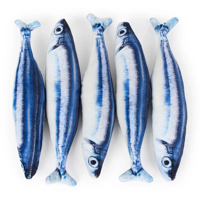Pet Cat Favor Fish Toy Stuffed Fish Shape
