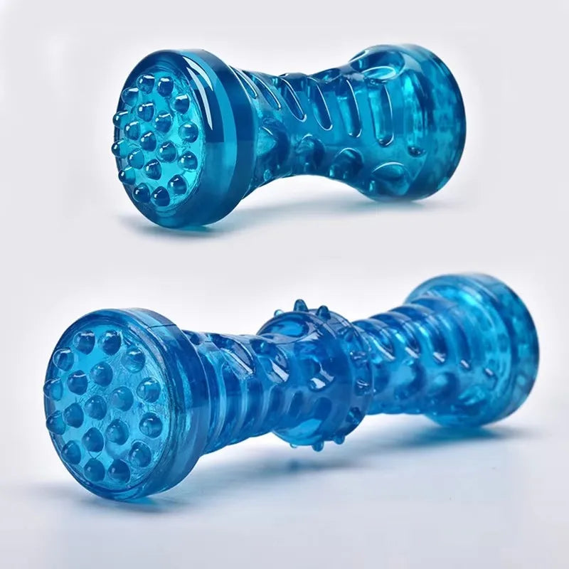Resistant Bite Resistant Pet Toy Toothbrush Bone Sturdy Dog Toy Interactive Puppy Game Toy Dog Bone Rubber Puppy Chew Toy Dog