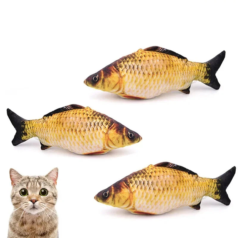 Pet Cat Favor Fish Toy Stuffed Fish Shape