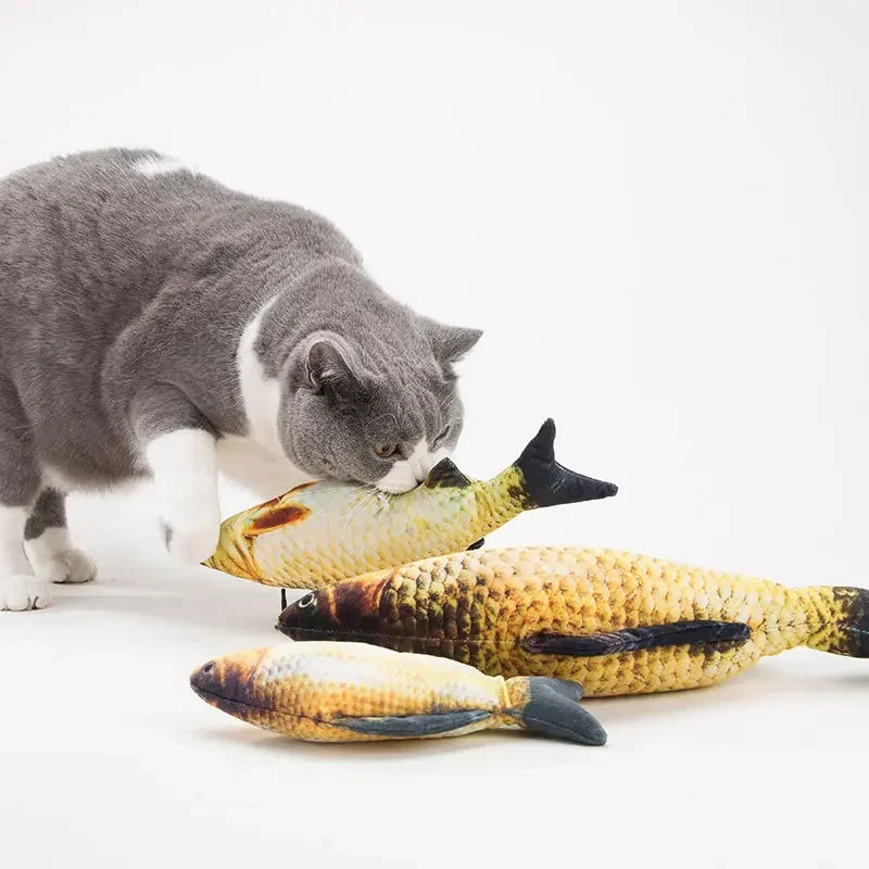 Pet Cat Favor Fish Toy Stuffed Fish Shape