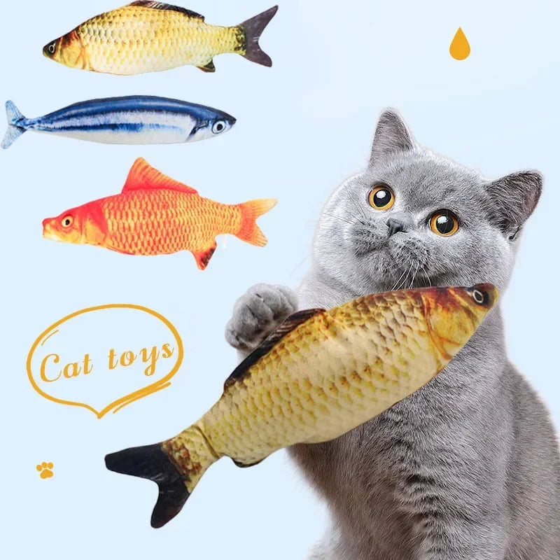 Pet Cat Favor Fish Toy Stuffed Fish Shape