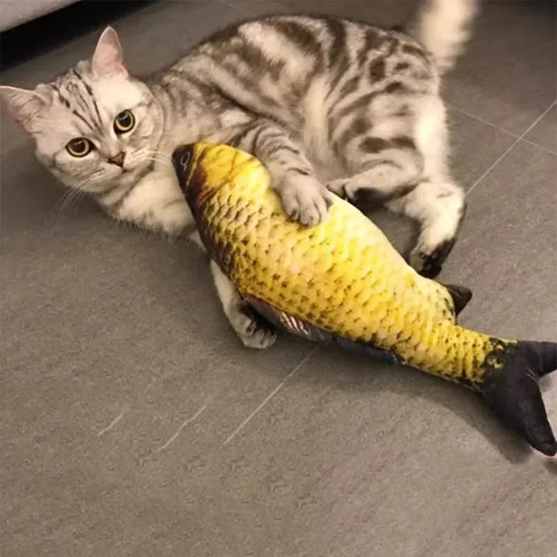 Pet Cat Favor Fish Toy Stuffed Fish Shape