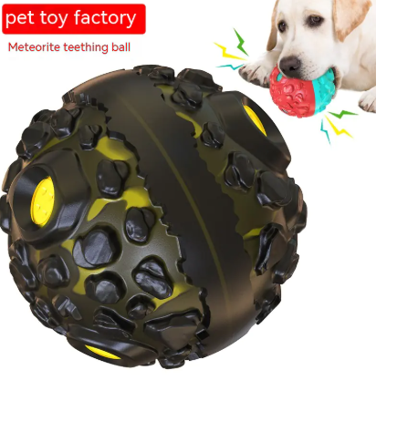 Meteorite Sound Teether Ball Dog Toy for Pets