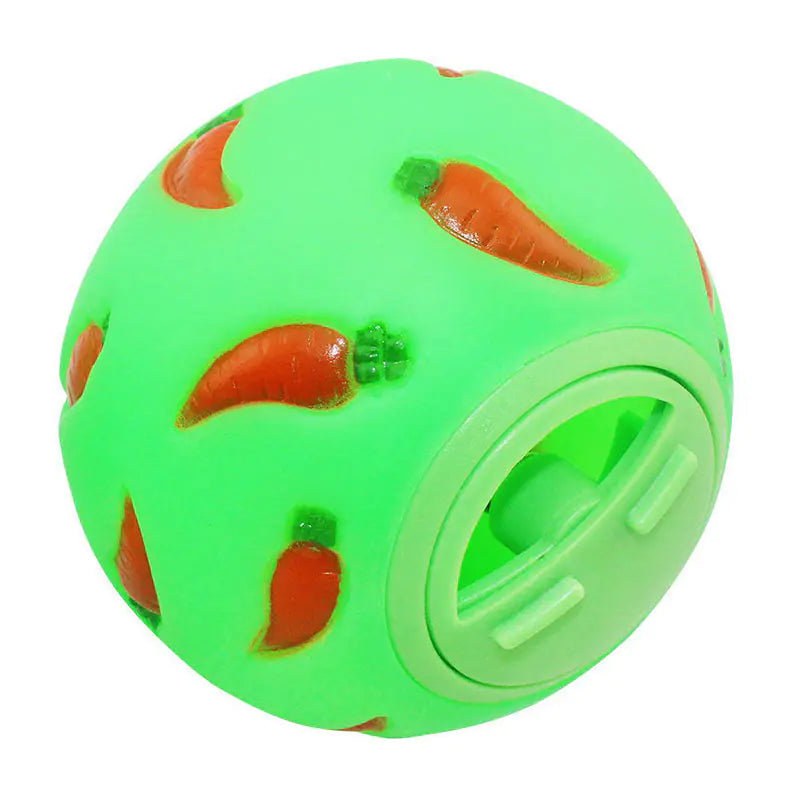 Rabbit Educational Toy with Leaking Ball for Pets